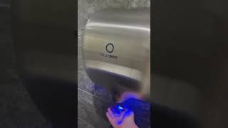 Bluedry Ecodry hand dryer Another Restaurant Manchester Ladies [upl. by Yenohtna]