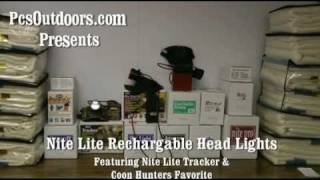 Nite Lite Tracker Light amp Coon Hunters Favorite Rechargable Hunting Lights [upl. by Oakman]