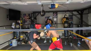 Paul Spadafora is live teaching sparring to his green and open fighter boxing [upl. by Rahas]