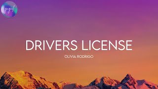 Olivia Rodrigo  drivers license Lyrics [upl. by Gualtiero]