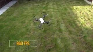 Tello drone stunts slow motion with Sony RX0 [upl. by Ennairb]