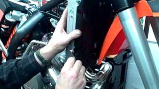 Installing Bullet Proof KTM Radiator Guards [upl. by Naig]