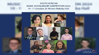 Unisa South African Music Scholarship Competition 2024 Day 1 [upl. by Heisser]