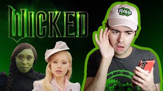 lets talk about the WICKED trailer  reaction and analysis by a theatre critic [upl. by Flagler]