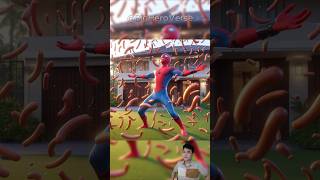 Sausage Art  Who is best SpiderMan vs Captain America vs Venom shorts spiderman joker venom2 [upl. by Aldarcy]