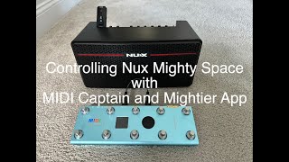 Controlling Mighty Space with Mightier App and MIDI Captain [upl. by Akire]