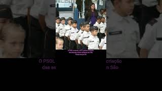 O PSOL acionou o STF contra a criação das escolas cívicomilitares em São Paulo [upl. by Chuch192]