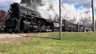 Pere Marquette 1225 coming through lake George [upl. by Arhez298]