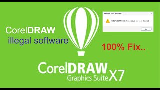 ILLEGAL SOFTWARE your product has been disabled [upl. by Himelman]