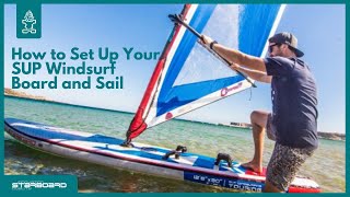 How to Set Up Your Inflatable Windsup To Go Windsurfing [upl. by Ndnarb]