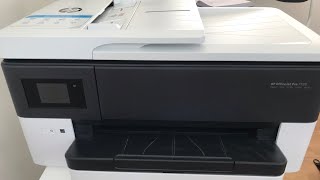 HP OfficeJet Pro 7720 Setup and Guide installation Wireless AllInOne Printing A3 A4 Paper [upl. by Christi]