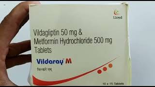 Vildaray M Tablet  Vildagliptin 50 mg amp Metformin Hydrochloride 500 mg Tablets  Vildaray M Tablet [upl. by Bourne]