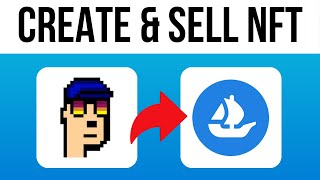 How to Create amp Sell NFT on Open Sea Studio 2024 Full Guide [upl. by Aneetsyrk]