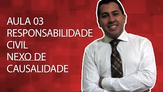 AULA 03 DE RESPONSABILIDADE CIVIL NEXO CAUSAL [upl. by Hallutama]