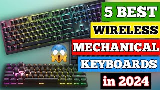 Top 5 Wireless Mechanical Keyboards in 2025  Best Wireless Keyboards Review [upl. by Zerimar]