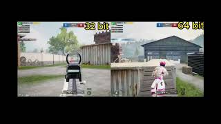 PUBG MOBİLE 64bit vs 32bit Which one is better [upl. by Conlee]