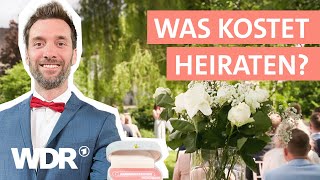 Die eigene Hochzeit Was darf der schönste Tag im Leben kosten  Ausgerechnet  WDR [upl. by Stew286]