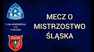 Ruch Chorzów vs Zagłębie Sosnowiec U15 [upl. by Icats]