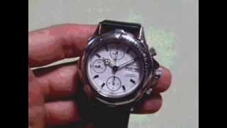 SQUALE Dive Chronograph 20 ATMOS quotCORALLOquot 2006 ／ Vintage BULOVA [upl. by Wilser]