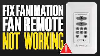 Fanimation Fan Remote Not Working FIX [upl. by Hyacinthe]