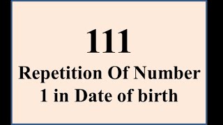 Why Repeated Number 1 in Lo Shu Grid Could Change Your Life  Repeated Number 1 repeatingnumbers [upl. by Celinda]