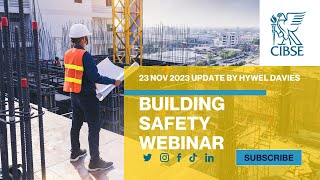 CIBSE Building Safety Update [upl. by Ytineres22]