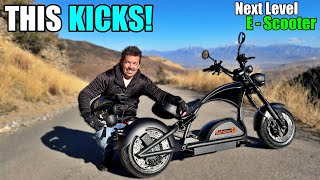 Its ELECTRIC amp hits over 50 mph  Eahora Knight M1PS Electric Scooter [upl. by Weeks]