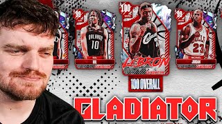 100 OVERALL LEBRON IN GLADIATOR PACKS GAMBLING ONLY AGAIN IN NBA 2K24 MyTEAM [upl. by Williams]