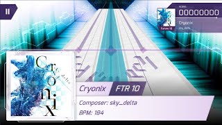 Arcaea FanmadeArcCreate Cryonix FTR 10 105 [upl. by Aicala]