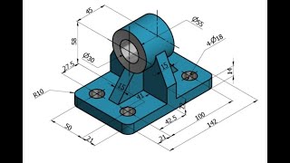 Tutoriel solidworks pour débutant Solidworks tutorial for beginners [upl. by Oker]