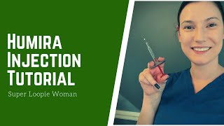 Humira Biologic Tutorial  Self Injection Education Guide  How To Instructions [upl. by Aihsened]