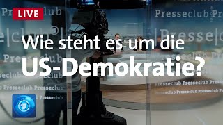 Sturm auf das Kapitol  Kann Biden die USDemokratie wieder festigen  ARDPresseclub [upl. by Bonner]