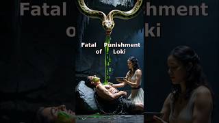 The Fatal Punishment of Loki loki thor norsemythology [upl. by Anay]