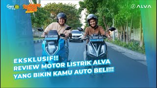 Semangat Pagi Plesiran Bareng ALVA Motor Listrik Jadi Solusi Polusi [upl. by Leumel]