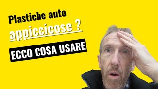 quotPLASTICHE APPICCICOSEquot soft touch Ecco cosa usare [upl. by Nigel]