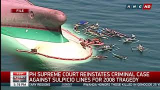 SC reinstates criminal case vs Sulpicio lines [upl. by Anneres623]