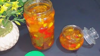 বোম্বাই  নাগা মরিচের আচারBombay achar  Morich Achar Recipe  Bangladeshi Bombay Moricher Achar [upl. by Homerus594]