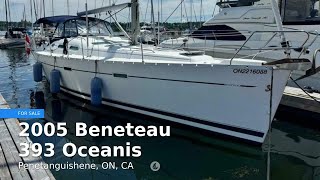 2005 Beneteau 393 Oceanis for sale in Penetanguishene ON CA [upl. by Adelle]