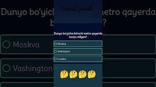 Savol javobillusionpuzzlemathpuzzleQuestion answer [upl. by Meihar]