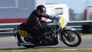 1967 Velocette Thruxton on Track [upl. by Anaid796]