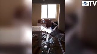 El interior de un departamento después de explosión en Tianjin [upl. by Dredi]