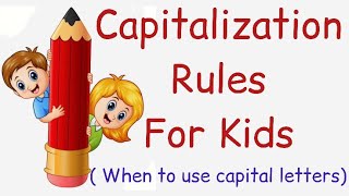 Capitalization Rules When to use capital letters ENGLISH GRAMMAR [upl. by Tamis164]