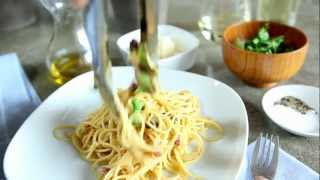 Spaghetti carbonara  Authentic recipe  Allrecipescouk [upl. by Marriott]