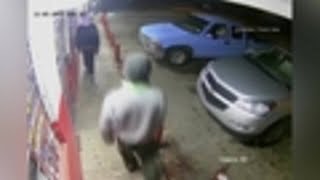 Wouldbe robbers shot by armed store owner in Louisiana [upl. by Enoval]