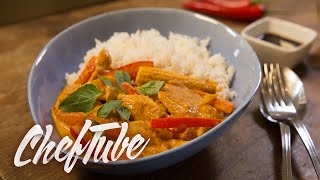 How to Make Thai Curry with Chicken  Recipe in description [upl. by Harriot]