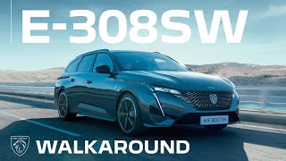 Peugeot E308 amp E308SW  Walkaround [upl. by Ahsenev]