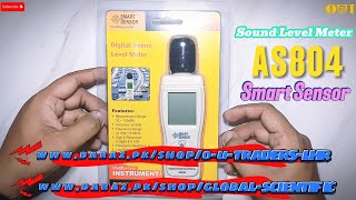 Digital Sound Level Meter AS804 Smart Senosr Measuring 30130dB Noise l Monitoring Tester [upl. by Suolhcin89]