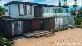 Interior designers modern dream home  THE SIMS 4  NO CC  stop motion [upl. by Flip43]