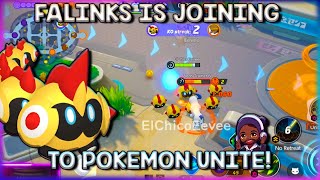 FALINKS LOOKS SO AWESOME POKEMON UNITE NEW FALINKS GAMEPLAY 😲😲 [upl. by Notneiuq]