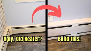 Easy DIY Baseboard Heater Cover [upl. by Duvall]